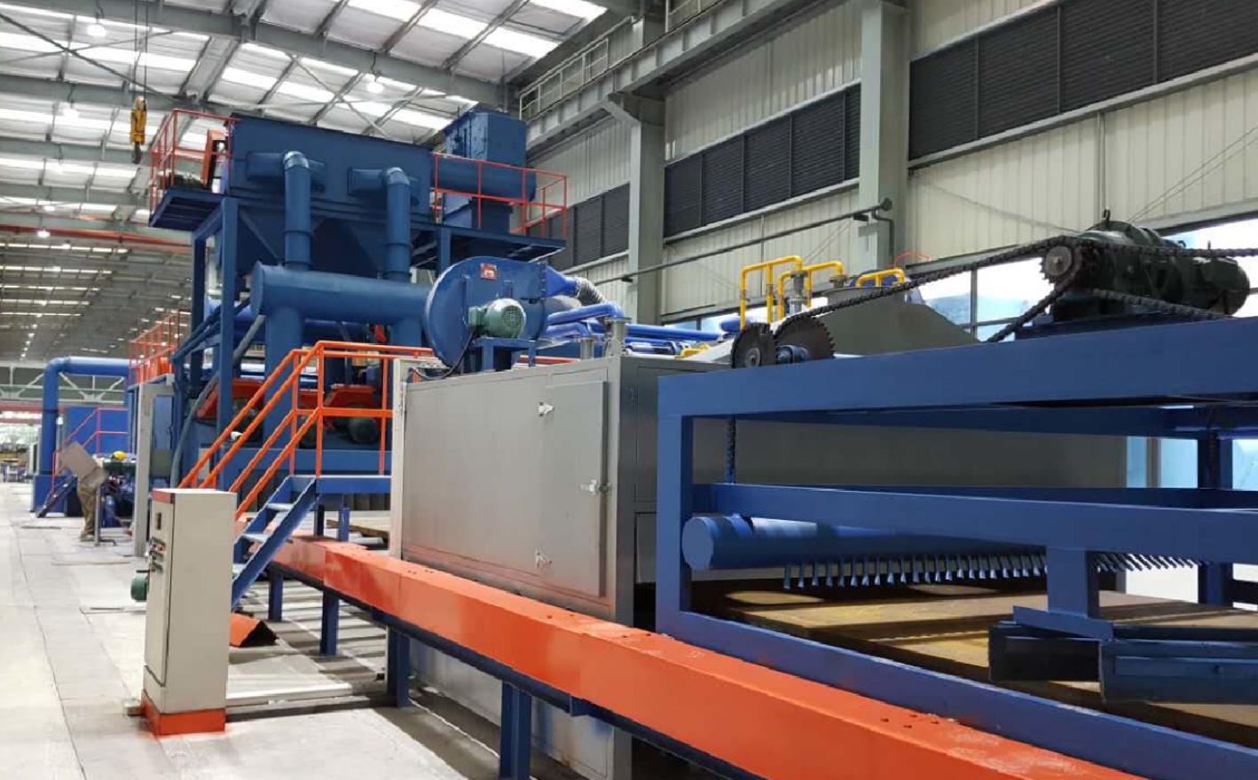 江蘇拋丸機除銹設備 4 鋼板預處理線 4