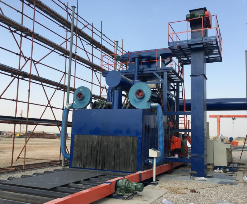 江蘇拋丸機除銹設備 使用鋼板拋丸機怎么做才能使鋼板表面防腐處理效果好