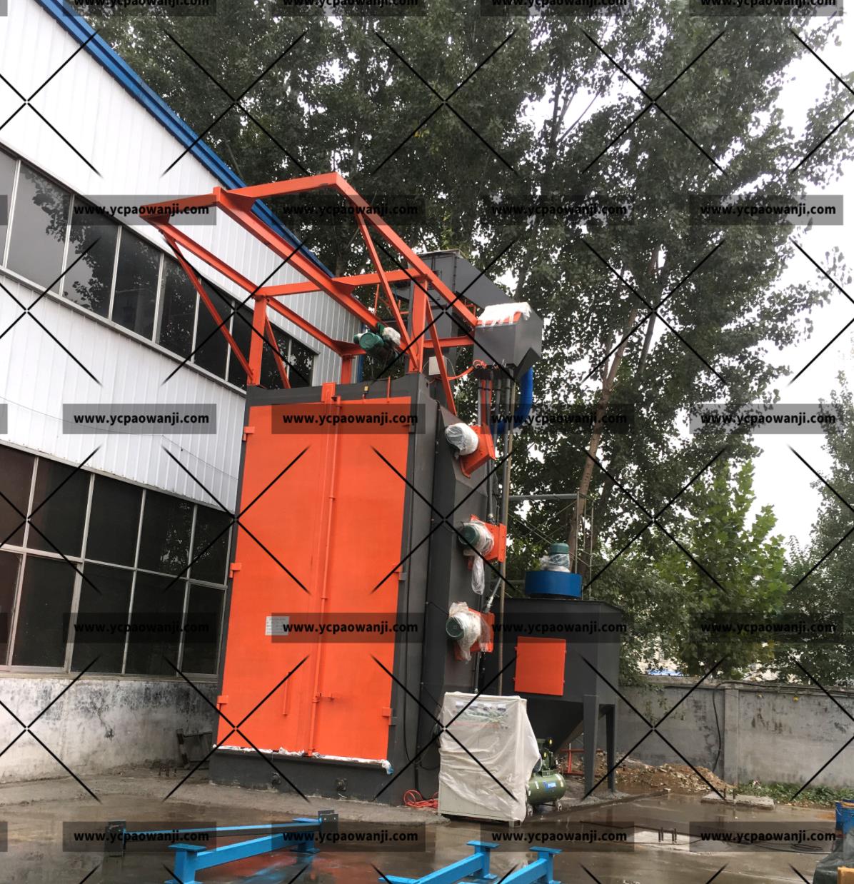 拋丸機分類：塔吊標準節拋丸機價格和規格